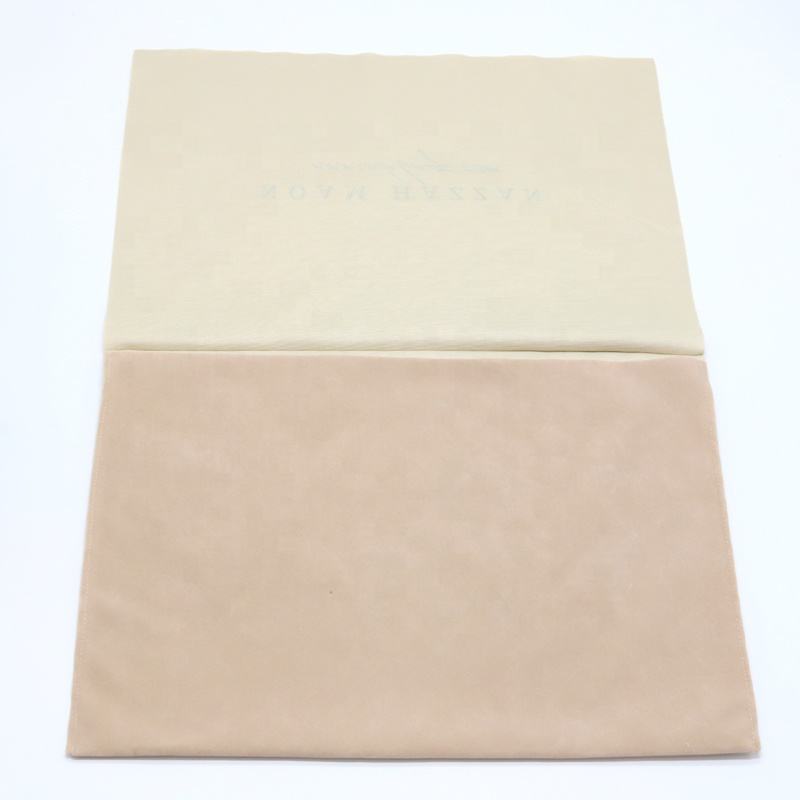 Custom Printed Velour Fabric Handbag Dust Bag Velvet Packaging Pouch