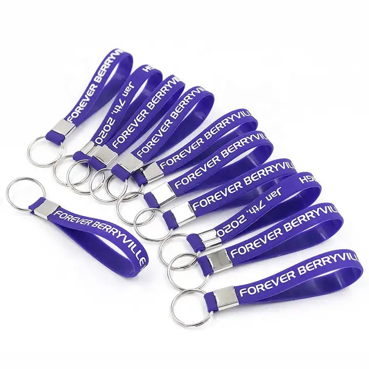 Custom Silicone Lanyard With Your Brand Logo For Business Event Promo