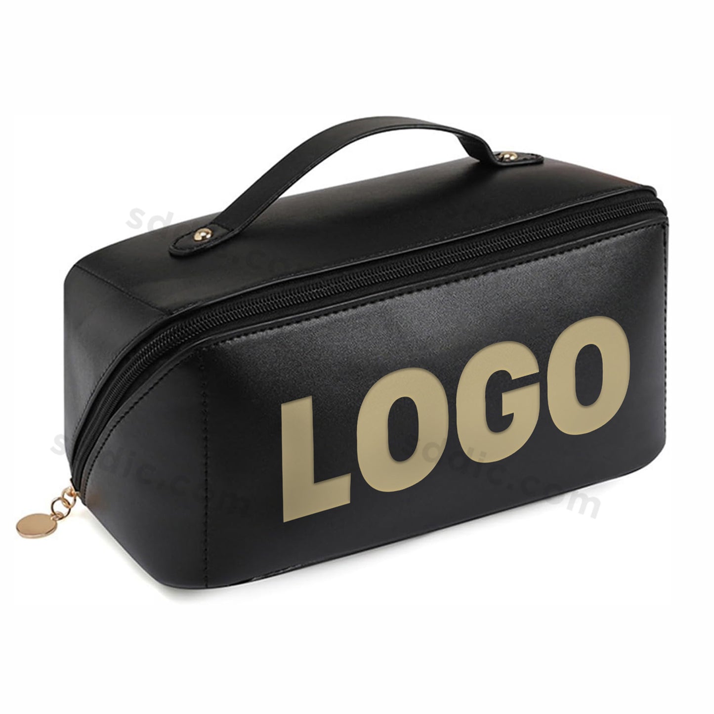 Custom Logo PU Toiletry Bag Portable Waterproof Travel Makeup Bags