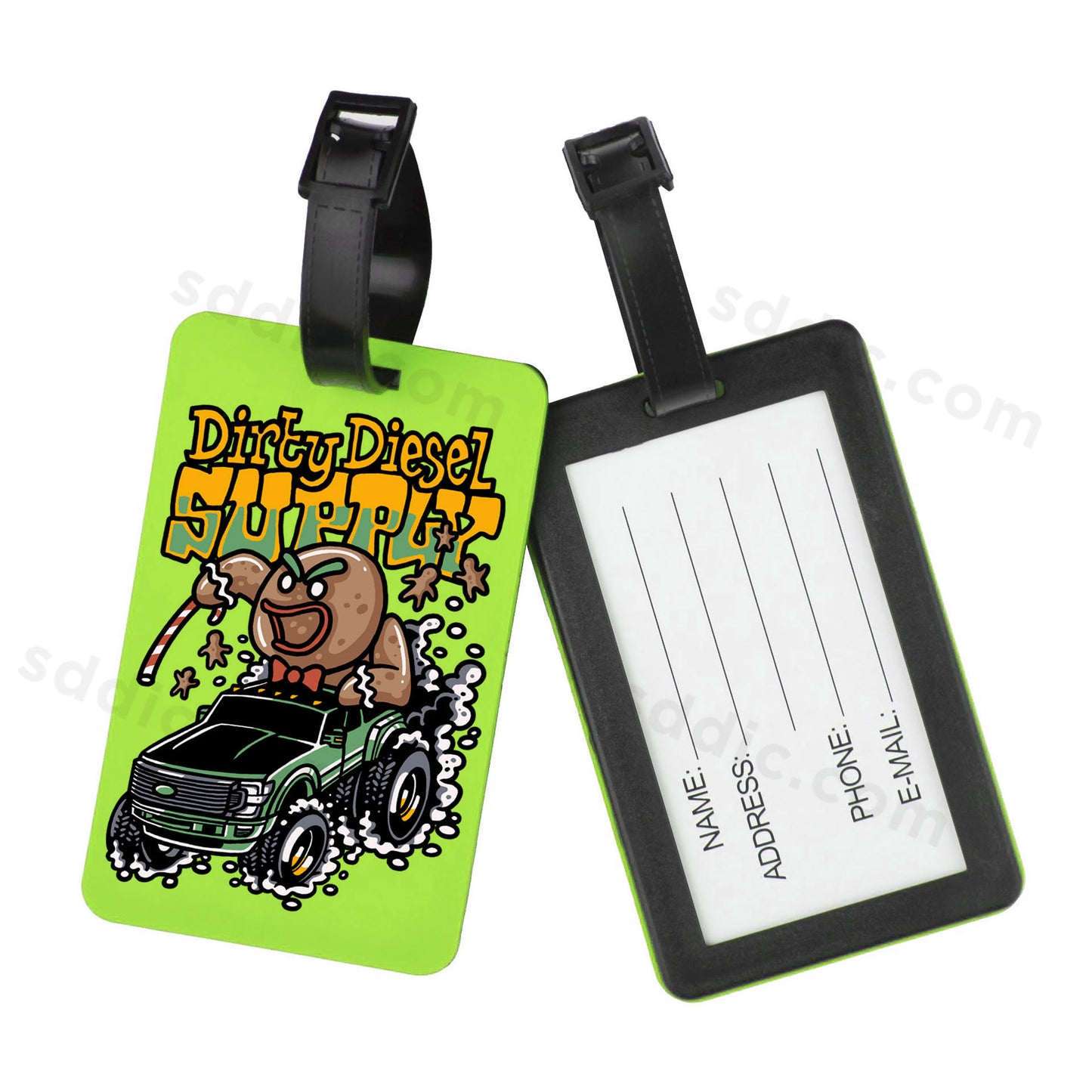 Custom Printed Silicone Luggage Tags Travel Backpack Tag For Business