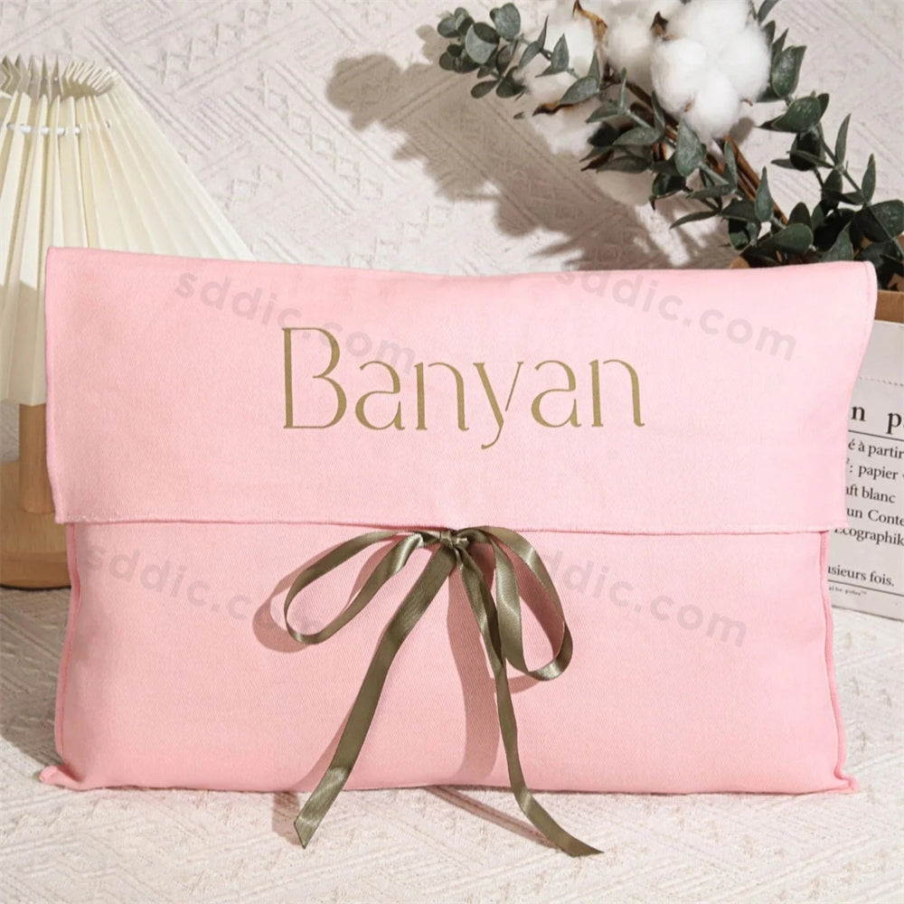 Custom Printed Velvet Makeup Perfume Pouch Luxury Envelope Gift Bag