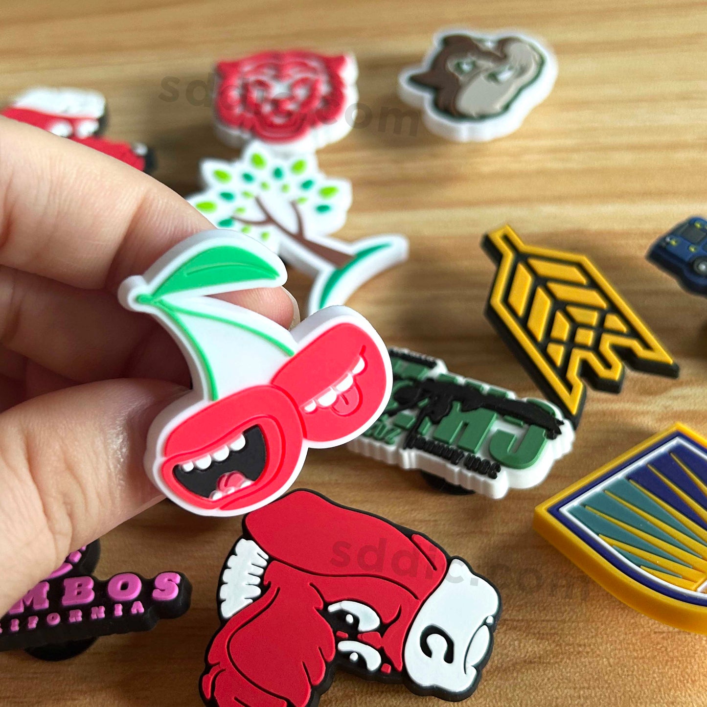 Custom Promotional Soft PVC Rubber Clog Shoe Charms with Your Logo