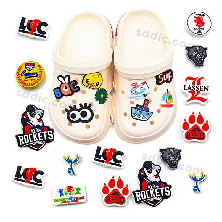 The Complete Guide to Custom Soft PVC Shoe Charms: Materials, Styles, and Uses