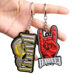 custom pvc keychains 3d die cut with business logo