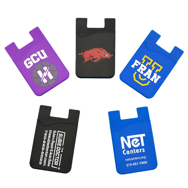 wholesale logo printing phone wallet for promo gifts