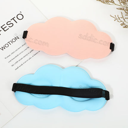 Custom Printed 3D Cloud Sleep Eye Mask Light Blocking Travel Eye Shade