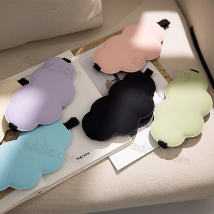 Custom Printed 3D Cloud Sleep Eye Mask Light Blocking Travel Eye Shade