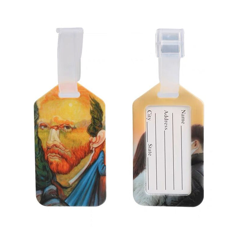Custom Mini Travel PVC Printed Luggage Tag Name Tag School ID Card