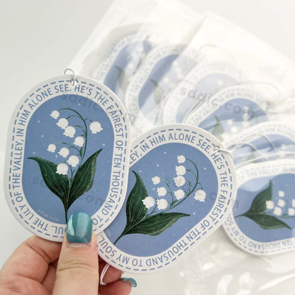 Custom Car Air Freshener Promotional Brand Die Cut Freshener with Logo