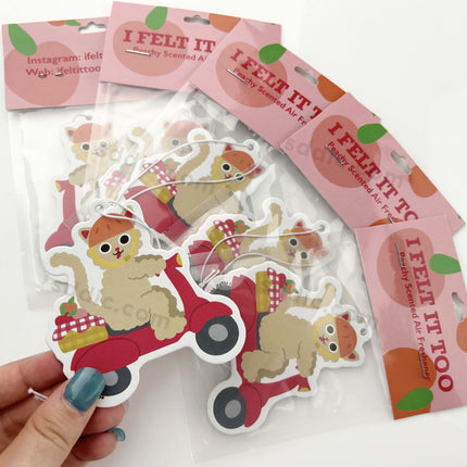 Custom Car Air Freshener Promotional Brand Die Cut Freshener with Logo