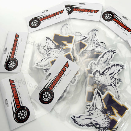 Custom Car Air Freshener Promotional Brand Die Cut Freshener with Logo