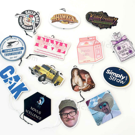 Custom Brand Hanging Air Freshener Promotional Car Fragrance for Gift