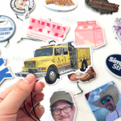 Custom Brand Hanging Air Freshener Promotional Car Fragrance for Gift