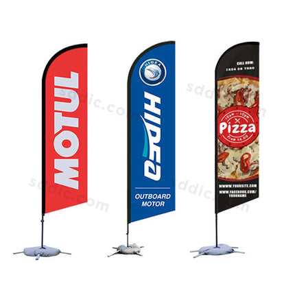 Custom Angled Flags