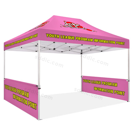 Custom Printed Canopy Tents Package 10ft X 15ft