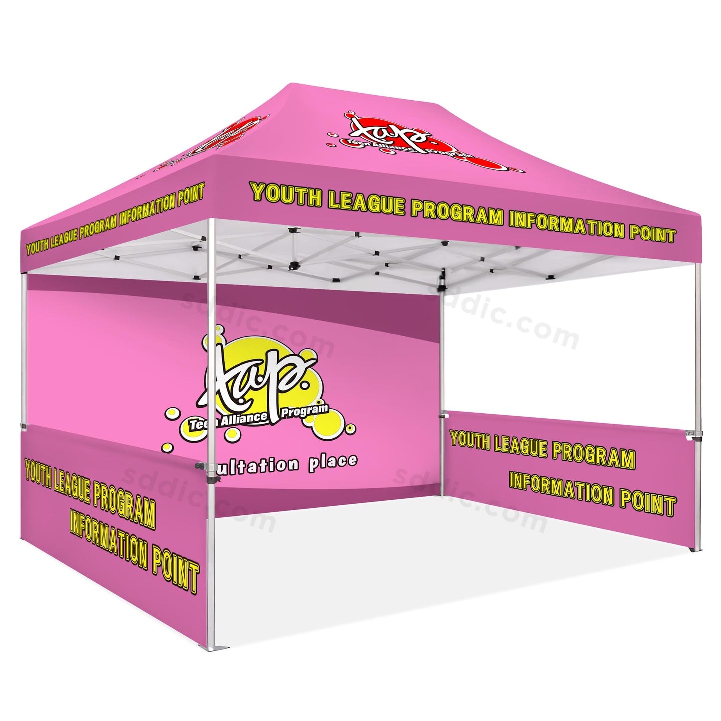 Custom Printed Canopy Tents Package 10ft X 15ft
