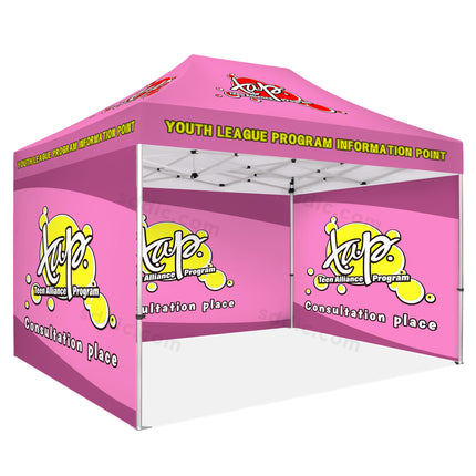 Custom Printed Canopy Tents Package 10ft X 15ft