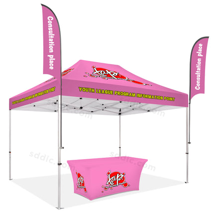 Custom Printed Canopy Tents Package 10ft X 15ft