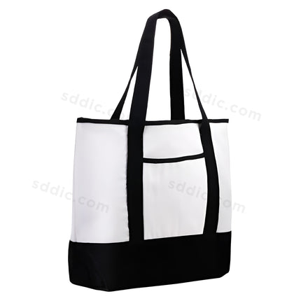 Custom Printed Logo Canvas Bag Pocket Shopping Tote Bag for Promotion