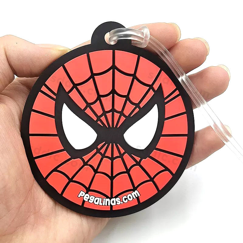 Custom Shaped Silicone Luggage Tags Branded Promotional  PVC Bag Tags