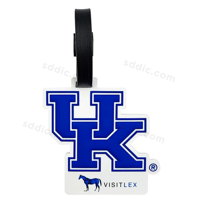 Custom Shaped Silicone Luggage Tags Branded Promotional  PVC Bag Tags