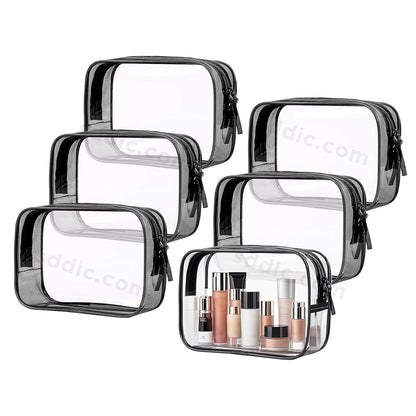 Custom Printed Waterproof Toiletry Bag Clear Cosmetic Bags for Travel
