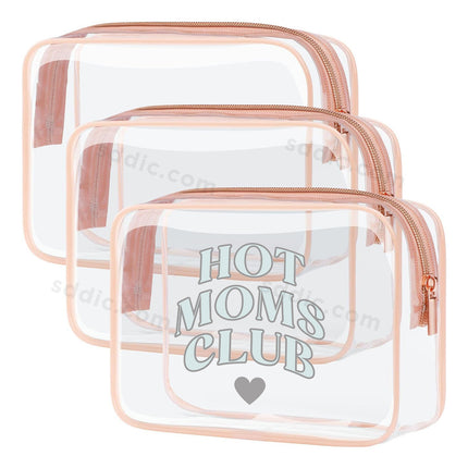 Custom Clear Toiletry Bag Tsa Approved Cosmetic Bags with Your Logo