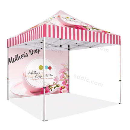 Custom Canopy Tent with Back Wall Package
