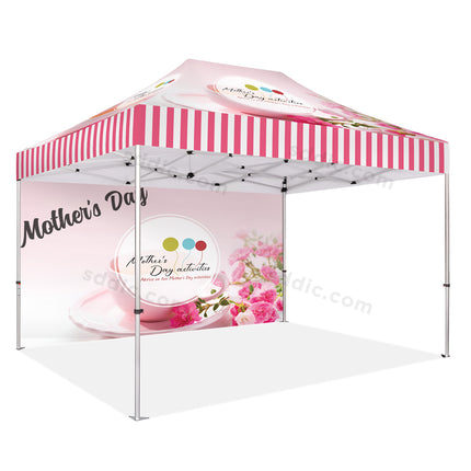 Custom Canopy Tent with Back Wall Package