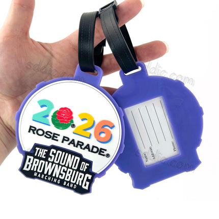 Custom Shaped Silicone Luggage Tags Branded Promotional  PVC Bag Tags