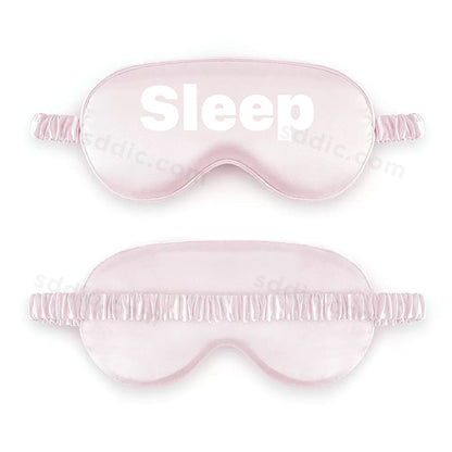 Custom Logo Printed Soft Sleep Eye Mask Travel Mask with Elastic Strap