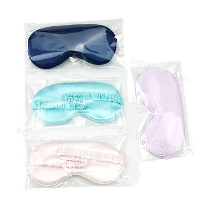 Custom Logo Printed Soft Sleep Eye Mask Travel Mask with Elastic Strap