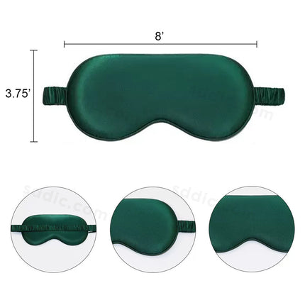 Custom Logo Printed Soft Sleep Eye Mask Travel Mask with Elastic Strap