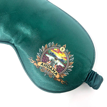 Custom Logo Printed Soft Sleep Eye Mask Travel Mask with Elastic Strap