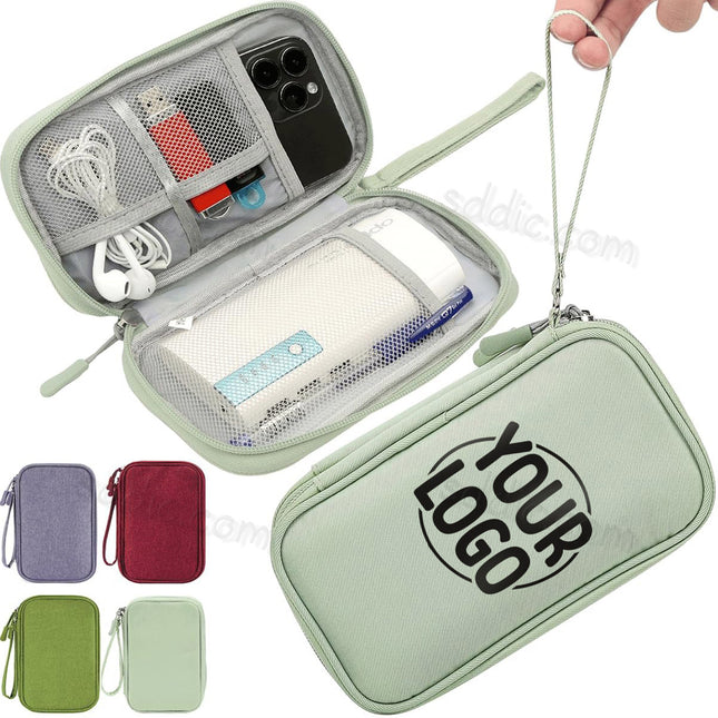 Custom Electronic Organizer Bag Carry Digital Case Travel Cable Pouch