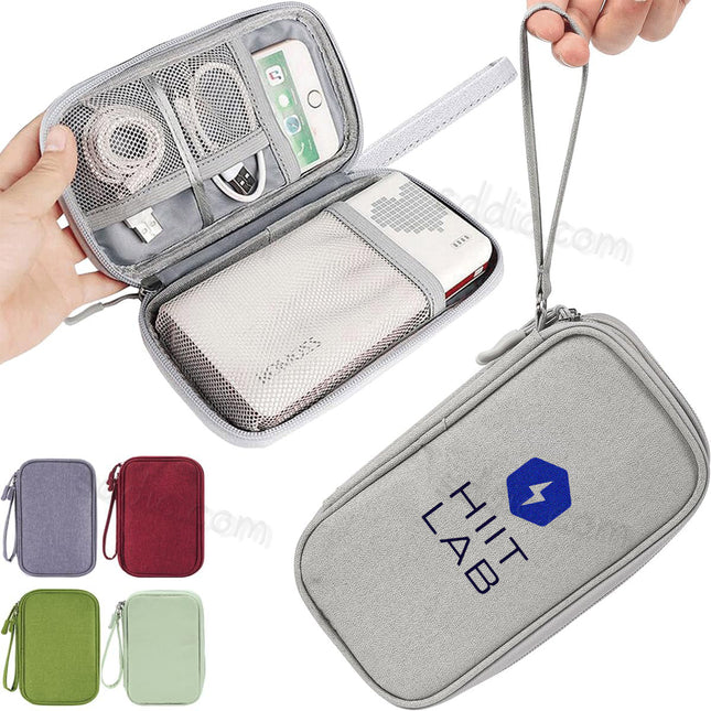 Custom Electronic Organizer Bag Carry Digital Case Travel Cable Pouch