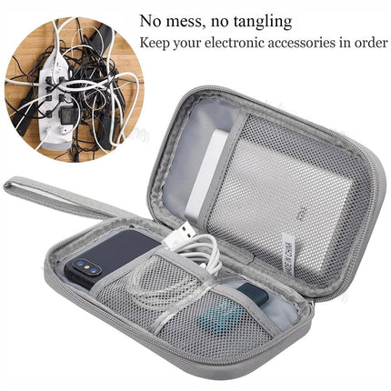 Custom Electronic Organizer Bag Carry Digital Case Travel Cable Pouch