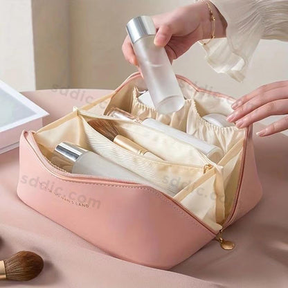 Custom Logo PU Toiletry Bag Portable Waterproof Travel Makeup Bags