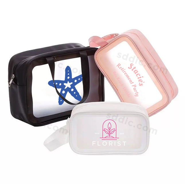 Custom PU Toiletry Bag Portable Travel Makeup Wash Bag Cosmetic Bags