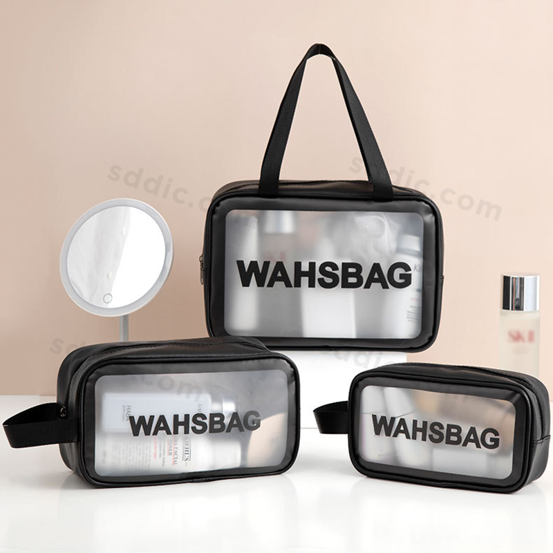 Custom PU Toiletry Bag Portable Travel Makeup Wash Bag Cosmetic Bags