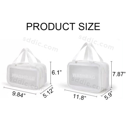 Custom PU Double-Layer Toiletry Bag Portable Wash Bag Cosmetic Bags