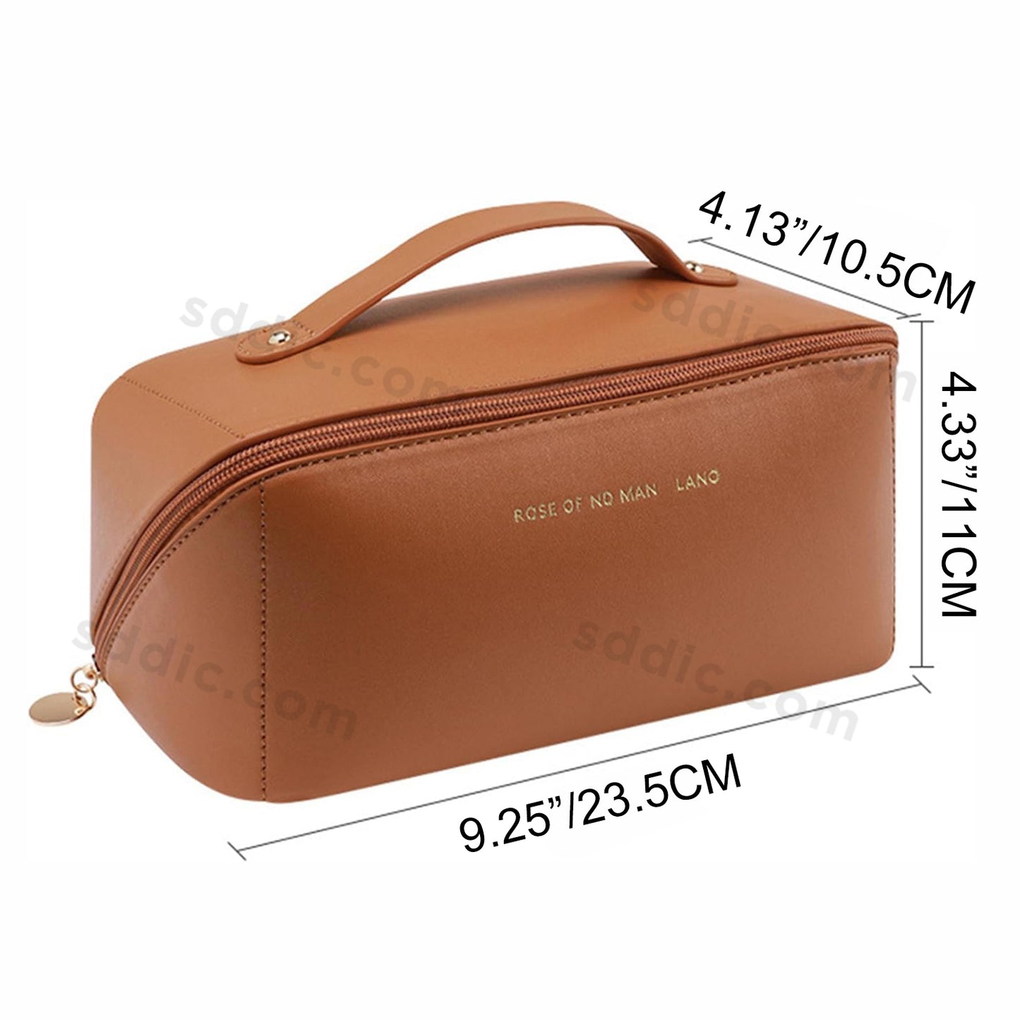 Custom Logo PU Toiletry Bag Portable Waterproof Travel Makeup Bags