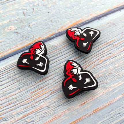 Custom Brand PVC Shoe Charms Soft Rubber Clog Charms for Business