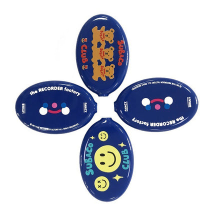 Custom Printed PVC Rubber Squeeze Coin Purse Oval Coin Holder Pouch with Chain