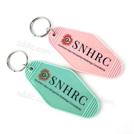 Custom Printed Vintage Motel Keychains | Promotional Gifts for Hotels & Motels