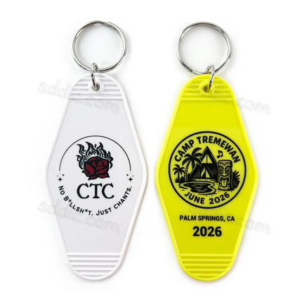 Custom Printed Vintage Motel Keychains | Promotional Gifts for Hotels & Motels