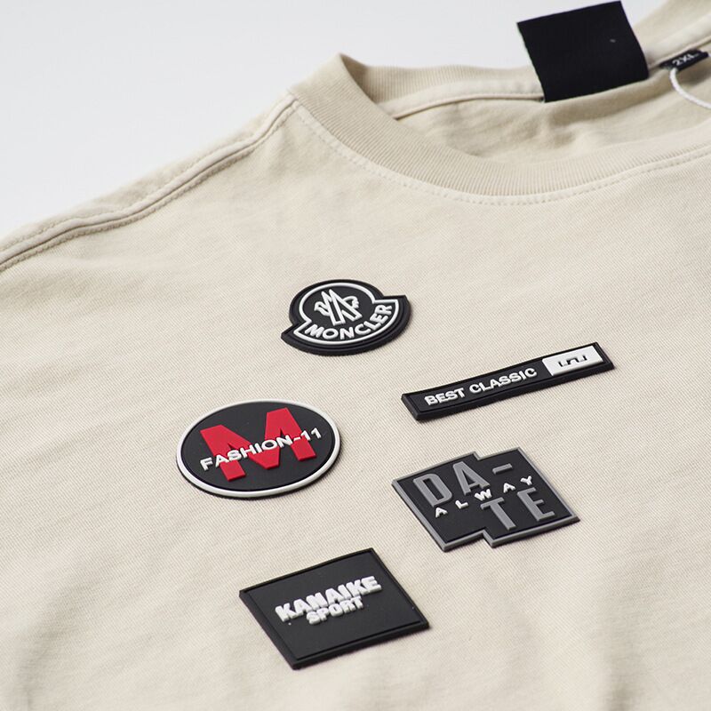 Custom Logo 2D 3D PVC Soft Rubber Patch Label Emblems For Garment