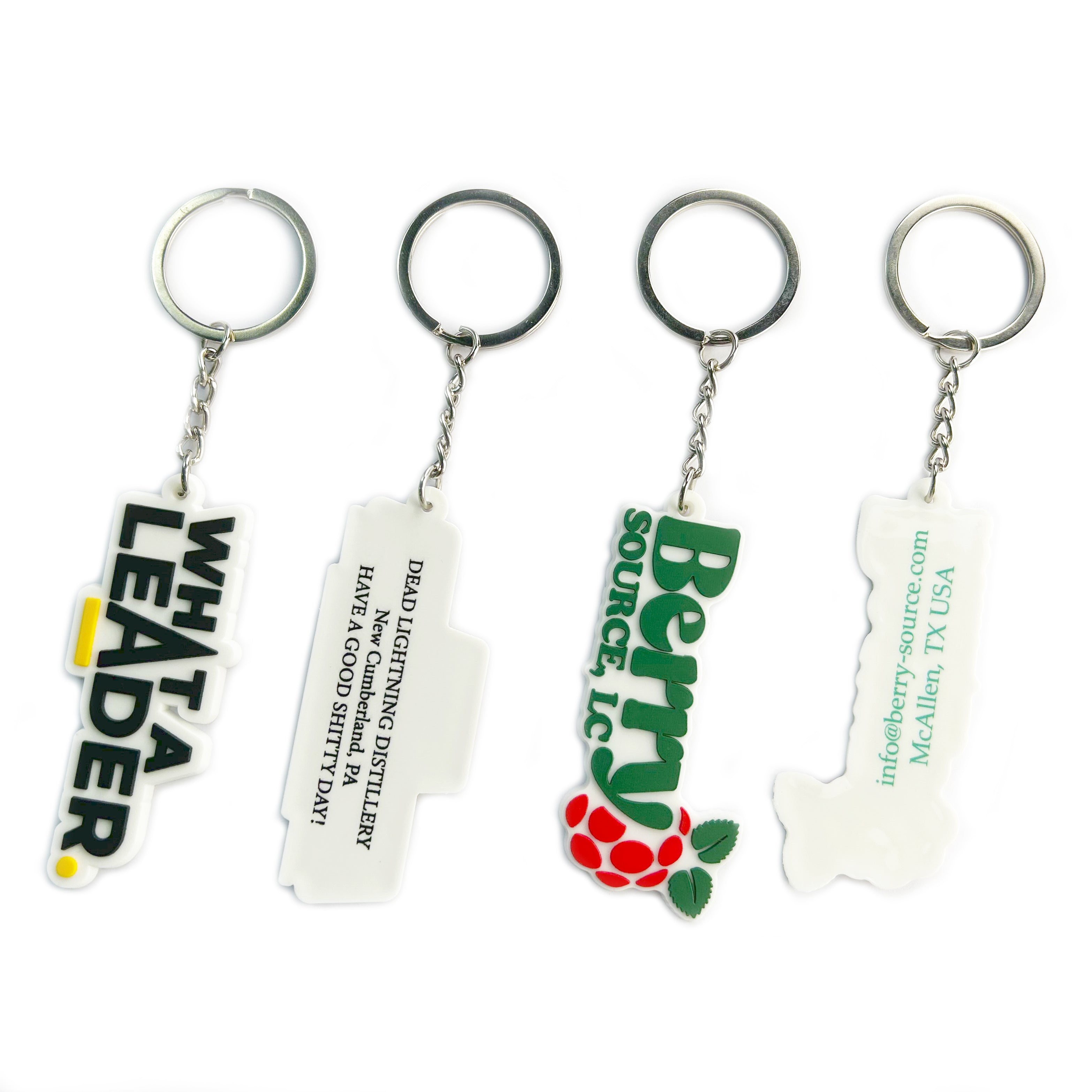 Custom 2D 3D Die Cut Rubber Soft Pvc Keychain For Hotel Motel