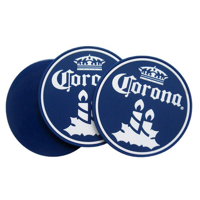 Custom Soft PVC Debossed Coaster With Brand Logo