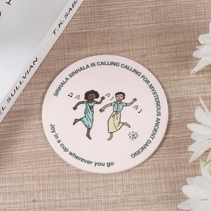 Custom PVC Printed Coaster For Hotel Motel Promo